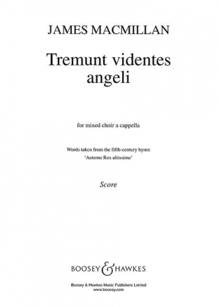 Tremunt videntes angeli fr gemischter Chor (SSAATTBB) a cappella Chorpartitur