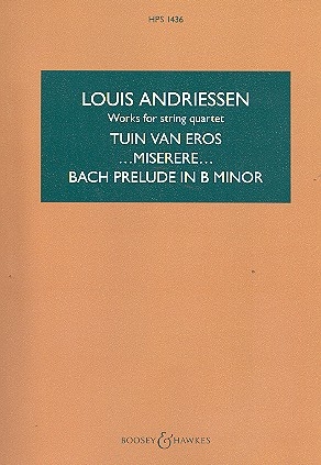 Works for String Quartet HPS 1436 fr Streichquartett Studienpartitur