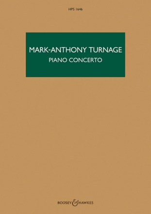 Piano Concerto for piano and orchestra study score