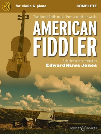 The American Fiddler (+Online Audio) for violin and piano (violin 2, easy violin and guitar ad lib) score and part (complete edition)