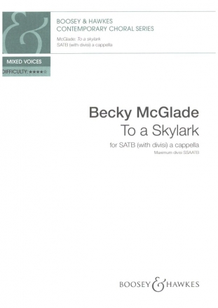 To a Skylark for mixed choir (with divisi) a cappella score