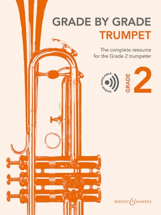 Grade by Grade - Trumpet Grade 2 (+ Online-Audio) for trumpet and piano