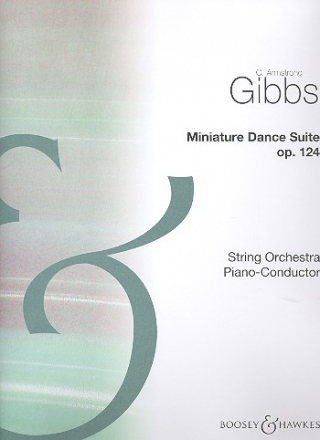 Miniature Dance Suite op.124 fr Streichorchester Klavier-Partitur