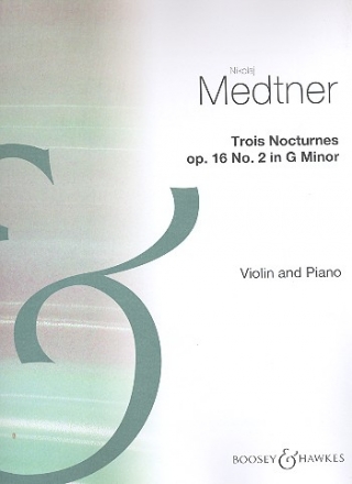 Nocturne in g Minor op.16,2 for ciolin and piano