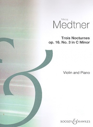 Nocturne in c Minor op.16,3 for violin and piano