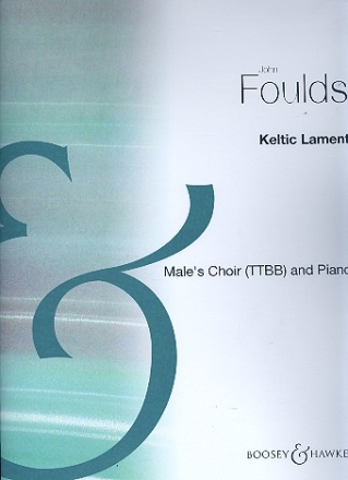 Keltic Lament op. 29 fr Mnnerchor (TTBB) und Klavier (Harfe) Chorpartitur