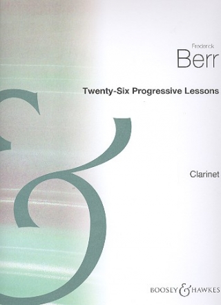 26 progressive Lessons fr Klarinette