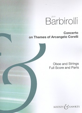 Concerto on Themes of Arcangelo Corelli for oboe and strings score and parts (oboe-4-4-3-3-1)