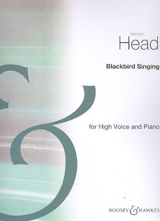 A Blackbird singing for high voice and piano (en)