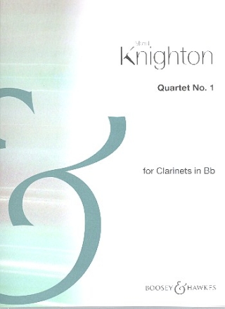 Quartett Nr. 1 fr 4 Klarinetten in B Partitur und Stimmen