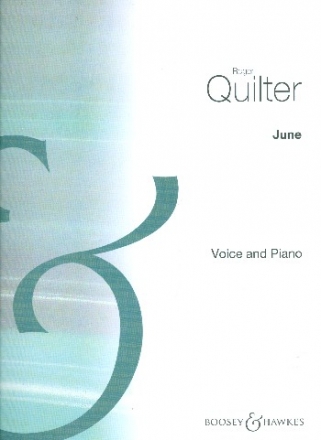 June for low voice and piano score
