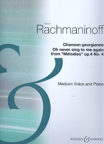 Lieder op. 4 fr mittlere Singstimme (Mezzo-Sopran oder Bariton) und Klavier