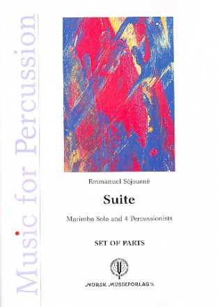 Suite for marimba and 4 percussionists parts