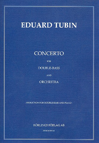 Concerto for Double Bass and Orchestra for double bass and piano