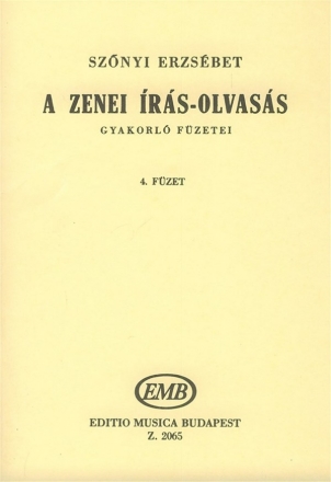 Sznyi Erzsbet A zenei rs-olvass gyakorl fzetei  Solfege
