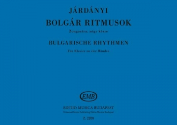 Z2208  Bulgarische Rhythmen fr Klavier zu 4 Hnden