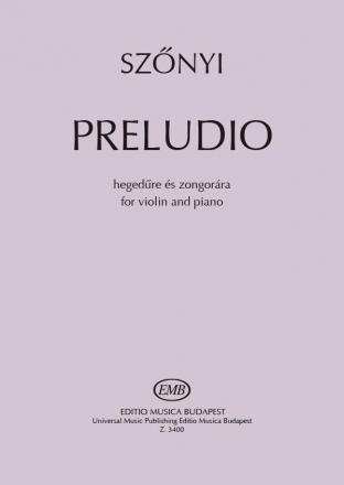 Preludio for violin and piano
