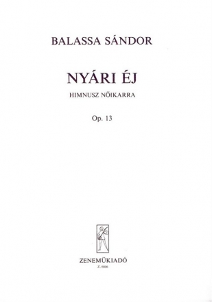 Balassa Sndor Nyri j  Upper Voices