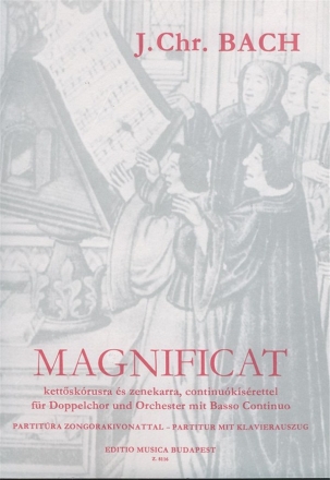 Magnificat   fr Doppelchor und Orchester mit Basso continuo Partitur mit Klavierauszug (la)