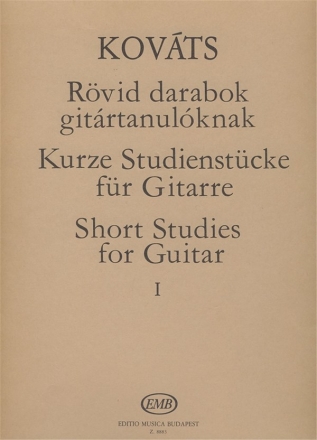 Kurze Studienstcke Band 1 fr Gitarre (dt/en/ung)