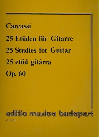 25 Studies for guitar