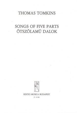 Songs of Five Parts  Mixed Voices