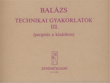 Balzs Oszkr Technical Studies for percussion Percussion (classical)