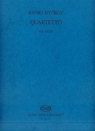 Rnki Gyrgy Quartetto per archi in memoriam Bla Bartk  String Quartet