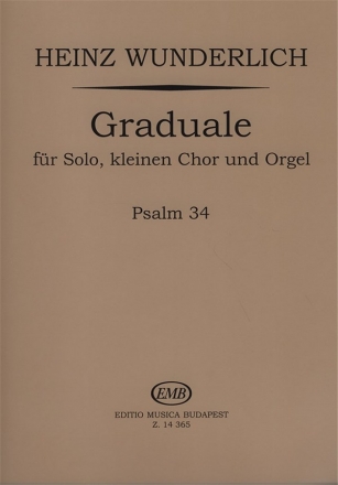 Graduale fr Solo, kleinen Chor und Orgel - Psalm  Upper Voices or Mixed Voices and Accompaniment