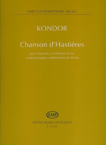 Chanson d'Hastieres pour Soprano, cymbalum et cor