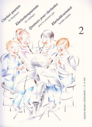 Klarinettenquartette fr Anfnger Band 2 Partitur und Stimmen