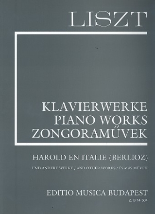 Klavierwerke Supplement Band 9 Harold in Italien und andere Werke broschiert