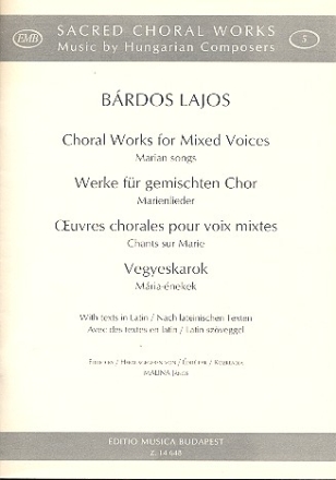 Marienlieder fr gem Chor a cappella Partitur