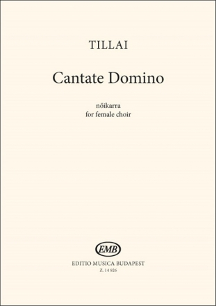 Aurl Tillai Cantate Domino Upper Voices (Stimme)