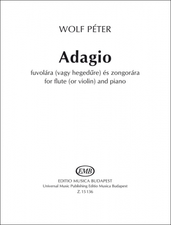 Z15136  Adagio for flute (violin) and piano