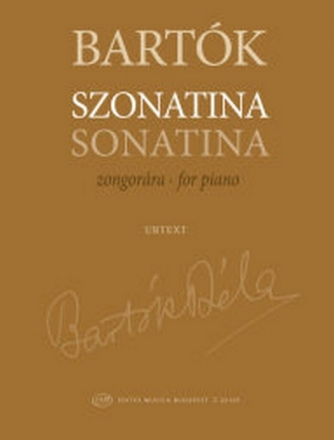Bela Bartok, Sonatina Klavier Buch