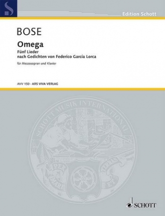 AVV150 Hans-Jrgen von Bose, Omega - Fnf Lieder fr Mezzo-Sopran und Klavier