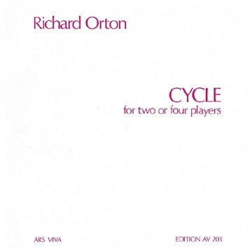 Orton, Richard Cycle fr 2 oder 4 Spieler Spielpartitur