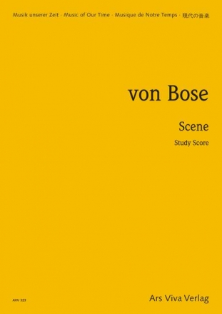 Bose, Hans-Jrgen von Scene fr Kammerorchester Studienpartitur