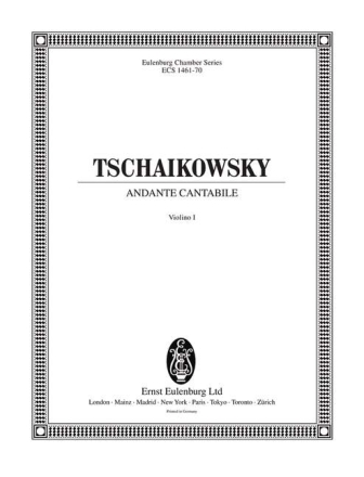 Andante cantabile op.11 fr Violoncello und Streichorchester Stimmenset (6-6-5-4-3)