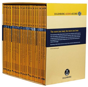 EAS100-70  Die schnsten Meisterwerke der Orchesterliteratur - Ergnzungspaket 2 (Vol. 76-100 - Box-Set) 25 Partituren mit CD