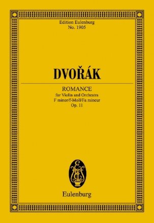 Romanze f-Moll op.11 fr Violine und Orchester Studienpartitur