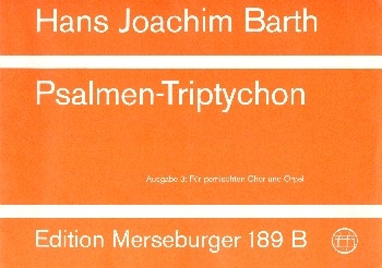 Psalmentryptichon fr 1-4stg. gem Chor und Orgel Partitur (dt)