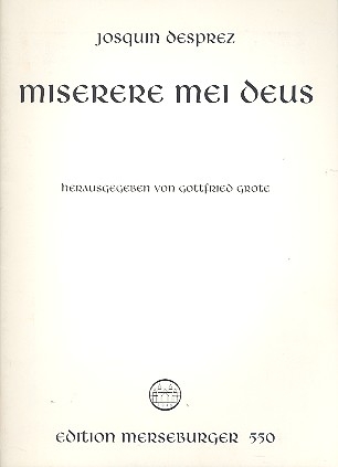 Miserere mei Deus fr gem Chor a cappella Partitur