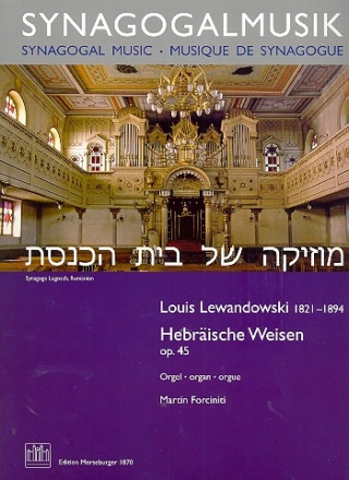 Hebrische Weisen op.45 fr Orgel