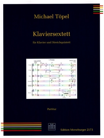 Klaviersextett fr 2 Violinen, Viola, Violoncello, Kontrabass und Klavier Partitur und Stimmen