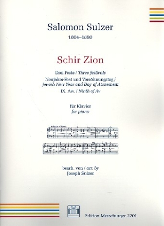Schir Zion Band 2 fr Klavier