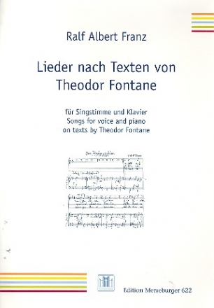 Lieder nach Texten von Theodor Fontane fr Gesang und Klavier Partitur