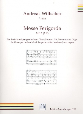 Messe Perigorde fr gem Chor (SAM) und Orgel Partitur