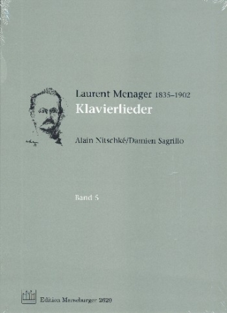 Gesamtausgabe Band 5 Abteilung A 29 Klavierlieder Partitur